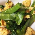 スティッチ、's cooksnap of when they made 絹さやとニラの液みそで簡単卵炒め.