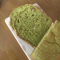 けぼころ's cooksnap of when they made 抹茶くるみ食パン（HBにおまかせ）.