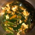 あみことまろ's cooksnap of when they made 子供大好きニラ玉汁.