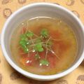 ぽぽきゅ's cooksnap of when they made お湯を注ぐだけ♪トマトのコンソメスープ.