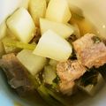 クックS5N2AF☆'s cooksnap of when they made 豚バラブロック肉と大根のうま煮♪.