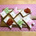 komutatata's cooksnap of when they made 子供の日♡こいのぼりのサンドイッチ風.