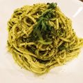 ぴょまる's cooksnap of when they made 春菊のジェノベーゼソース　パスタ.