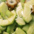 りんごぉぉぉ's cooksnap of when they made 夏味♡摘果メロンのにんにく醤油漬け.