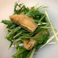 わたるんママ's cooksnap of when they made レンジで1分！あげと水菜の煮びたし.