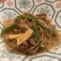 ふわふわわん's cooksnap of when they made いんげんと春雨と豚肉の炒め煮.