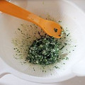 みゃじま's cooksnap of when they made ＊離乳食中期＊ほうれん草の白和え.
