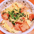 tiara＊'s cooksnap of when they made 豆苗とベーコン 卵 ゆず胡椒炒め.