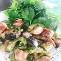 ☆糖質減らしてます☆'s cooksnap of when they made ゴーヤなすウィンナー炒め とろけるチーズ.