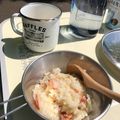 asuuumomo's cooksnap of when they made 捨て汁なしあったか山ごはんチーズリゾット.