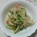 まりまる子's cooksnap of when they made 切り干し大根とカニカマのすし酢サラダ.