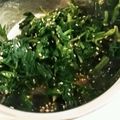 ひなこちーのママ's cooksnap of when they made こどもが喜ぶ♡ほうれん草の胡麻和え.