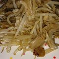 クック2ZYALD☆'s cooksnap of when they made もやしと舞茸の塩レモンペペロンチーノ.