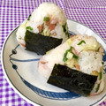 ふたごゆき's cooksnap of when they made 夏を感じる☆ミョウガと梅と大葉のおにぎり.