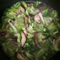 クックるん☆戦隊's cooksnap of when they made しいたけバターとキャベツのスープ.