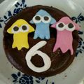 leluu's cooksnap of when they made スプラトゥーンケーキ.