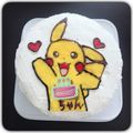 チョコタン58's cooksnap of when they made ★キャラクターケーキ‼ピカチュウ★.