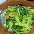 クックVOY1Q3☆'s cooksnap of when they made 小松菜の胡麻和え.