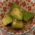 けんたとみなみの母☆'s cooksnap of when they made アボカドごま油おつまみ★かどや純正.