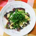 ＊れいぴん＊'s cooksnap of when they made 水菜と大葉たっぷり　鰹のたたき♪.