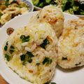 ⭐とっくん⭐'s cooksnap of when they made かいわれ大根のおかかマヨおにぎり☆.