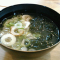 mayuyuキッチン's cooksnap of when they made ＊あおさとちくわの味噌汁＊.
