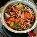クックBNQ5PD☆'s cooksnap of when they made 牛肉と野菜たっぷりトマトスープ～ダシダ.