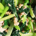 kamahi's cooksnap of when they made ほうれん草とツナのぽん酢和え.