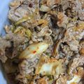 花らんらん's cooksnap of when they made 材料3つで簡単おいしい豚キムチ.
