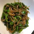 クックNPN3GI☆'s cooksnap of when they made お弁当に！母の味✿じゃこピーマン炒め.