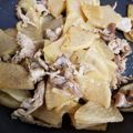 ち（＊´・ω・｀）ろ's cooksnap of when they made 豚肉と大根の中華風炒め.