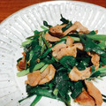 Naogon703's cooksnap of when they made 砂ぎもとニラの炒め物♪.
