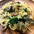 みかいちっ's cooksnap of when they made アヒージョで♡牡蠣のパスタ.