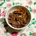 なつき☆ミ's cooksnap of when they made 生姜入も選べる簡単二刀流▶牛肉あま辛炒め.
