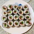 yesmama's cooksnap of when they made ほうれん草とくぎ煮の海苔巻き.