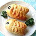 カルン's cooksnap of when they made 子供の日に♡こいのぼりハムチーズパン.