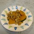 龍青空ママ's cooksnap of when they made かぼちゃと豚バラのにんにく醤油炒め.