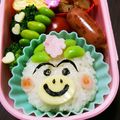 ♡ちぃﾀﾝまま♡'s cooksnap of when they made 話題入はなかっぱ＊ももかっぱ簡単キャラ弁.
