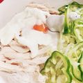 みっくママ's cooksnap of when they made 蒸し鶏とグリーンサラダの温玉のせ.