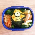 ◇Yurico◇'s cooksnap of when they made ミニオン♪とっても簡単♪キャラ弁.