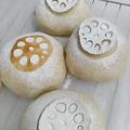 ひっ跳べ's cooksnap of when they made もっちもち！れんこん入りパン.