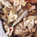 bssyuriko's cooksnap of when they made ささがきゴボウと鶏挽肉の甘辛煮.
