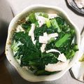 haruka823☆'s cooksnap of when they made 無限とりささみハム♡小松菜ごまポン酢和え.
