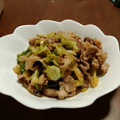あやぼとしろうー's cooksnap of when they made テキトー簡単！キャベツと椎茸の豚肉炒め.