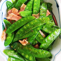 こりんcolin's cooksnap of when they made 簡単♬絹さやとベーコンのシンプル炒め.