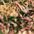 maosae's cooksnap of when they made きのことのらぼう菜のパスタ.