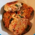 きなこぱん2's cooksnap of when they made お弁当に♫カニカマ入りつくね。.
