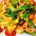 黒胡椒多め好き's cooksnap of when they made ☆彩り綺麗な海老と小松菜の中華風炒め☆.
