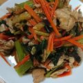 ☆miminga☆'s cooksnap of when they made 豚肉と小松菜人参のにんにく醤油炒め.