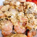 デカとんがりこ's cooksnap of when they made 揚げない！エビと舞茸の天とじ丼.